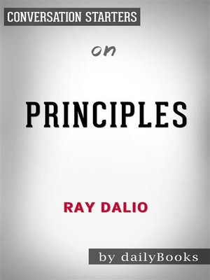 cover image of Principles--Life and Work--by Ray Dalio | Conversation Starters